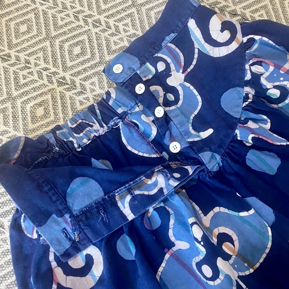 Vintage 80s Maxi Skirt 100% COTTON WITH POCKETS - Picture 13 of 13